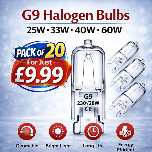Halogen bulbs capsule - g9, g4