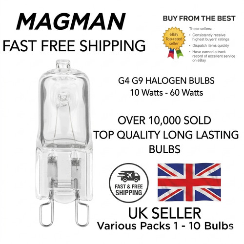 Halogen bulbs 12v 240v - g9,