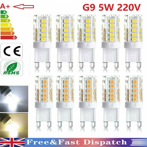 10x led bulb warm - g9, warm/cool