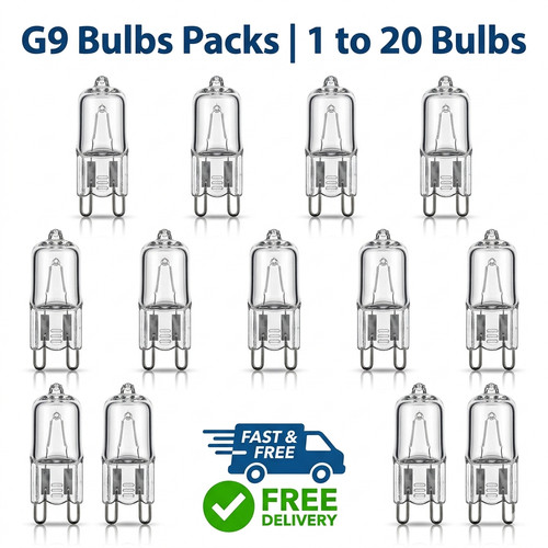 Halogen bulbs 18w - g9, 18w-60w