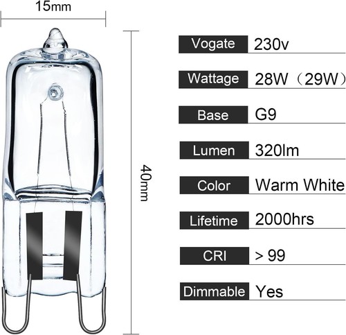Comyan halogen light - x, g9