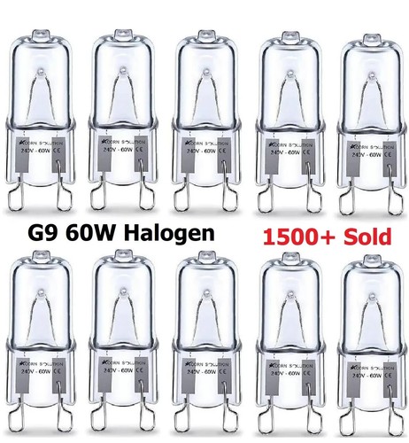 Halogen light bulbs 60w - g9,