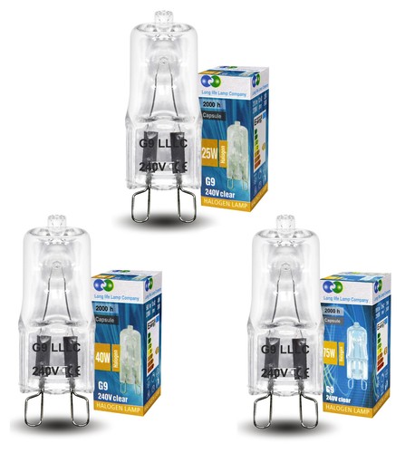 Halogen light bulbs - bulbs, 25w