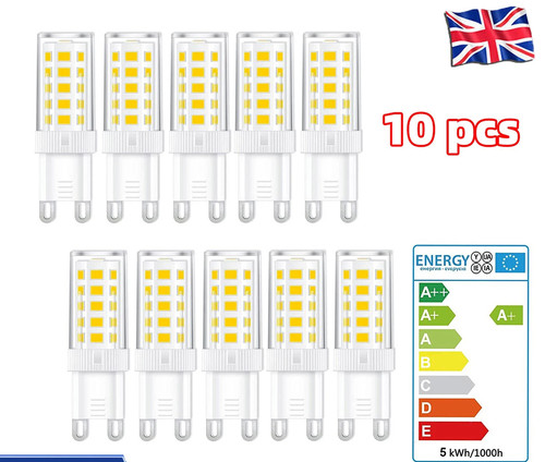 10x led bulbs - g9, warm/cool